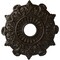 Ekena Millwork Preston Ceiling Medallion (Fits Canopies up to 4"), Hnd-Painted Stone Hearth, 17 1/2"OD x 4"ID x 1"P CM17PRSHF - alternate 1